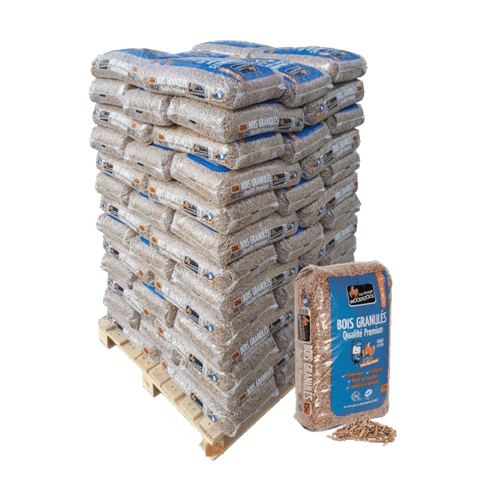 Granulés de bois Woodstock – 78 sacs de 15 kg