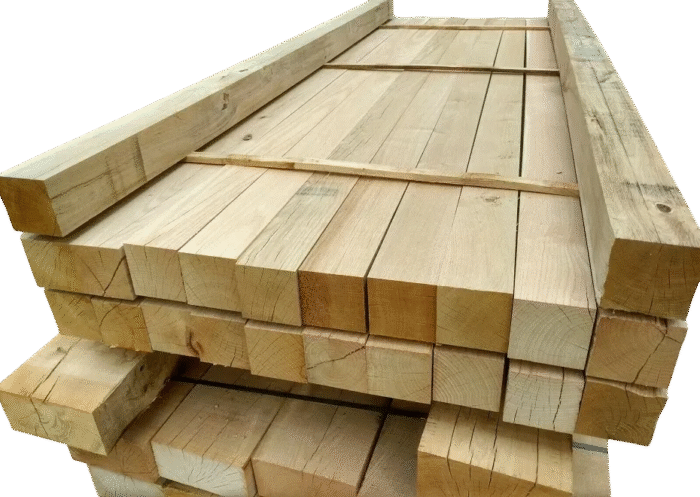 Pack de 98 mini traverses de bois traitées UC3 | L: 1,2 m 